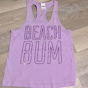 PINK VS Beach Bum Tank size small